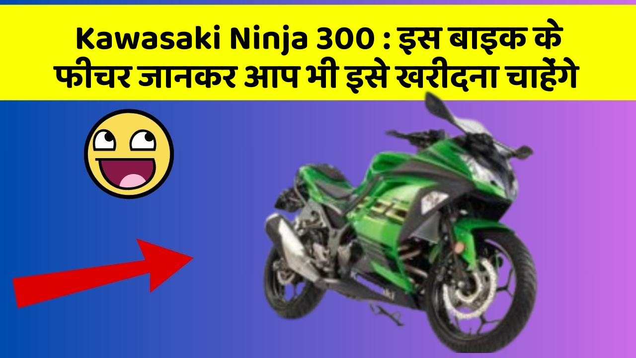 Kawasaki Ninja 300: क्या आपकी कार में ये फीचर हैं?